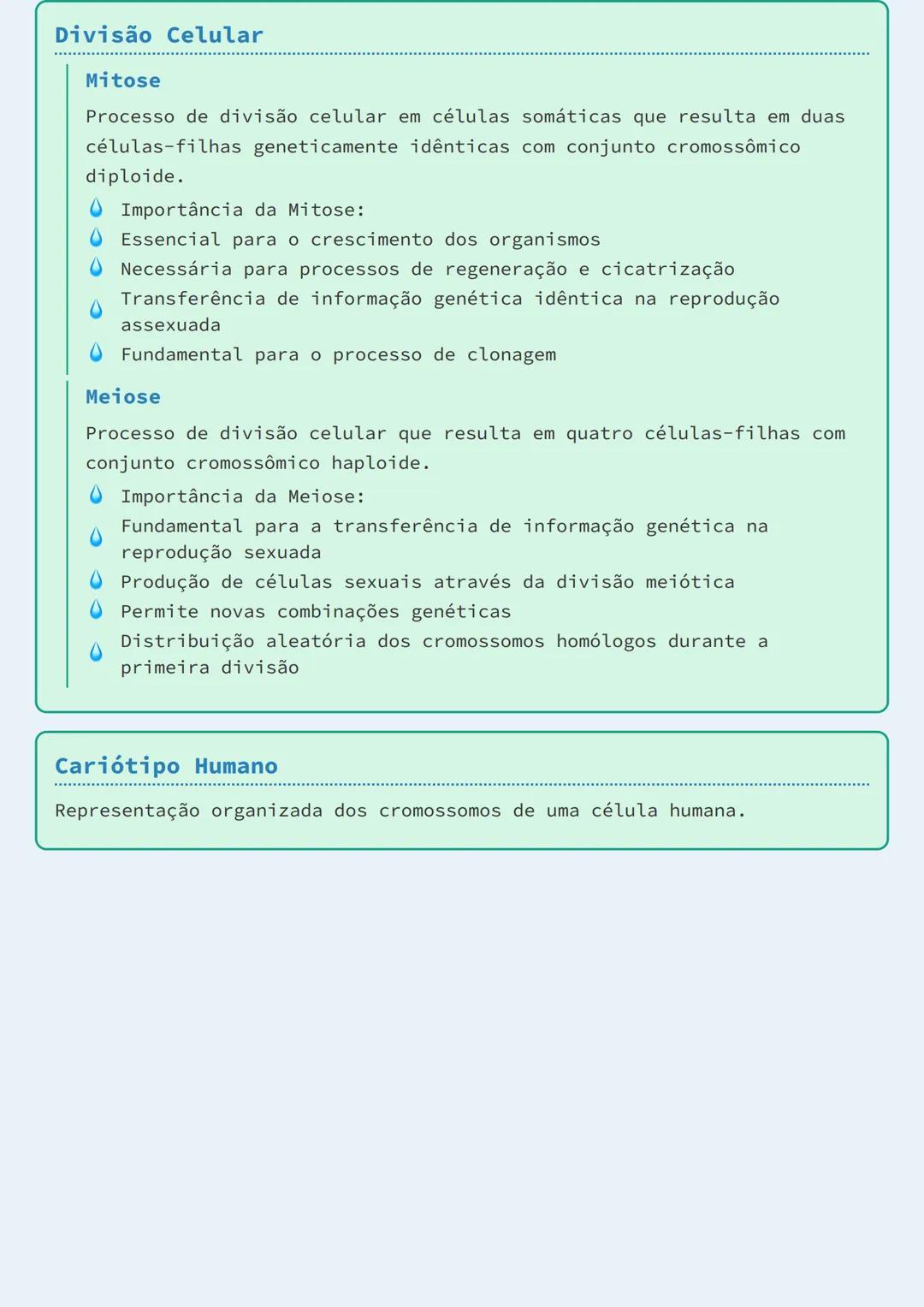 # Cromossomos e Divisão Celular

Cromossomos

Cromossomos são estruturas filamentosas localizadas no núcleo celular,
compostas de cromatina 