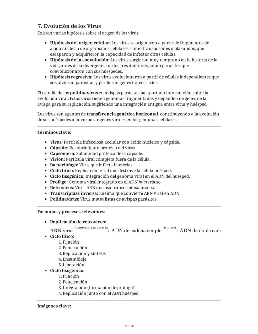 ## Virus y Agentes Subvirales

### 1. Introducción a los Virus

Los virus son partículas microscópicas compuestas por un núcleo de ácido nuc