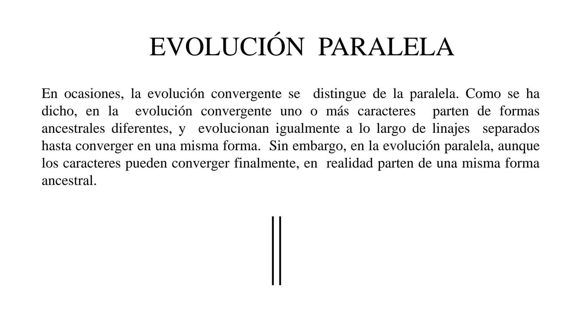 DEFINICIÓN
La evolución biológica es el proceso continuo de transformación
de las especies a través de cambios producidos en sucesivas
gener