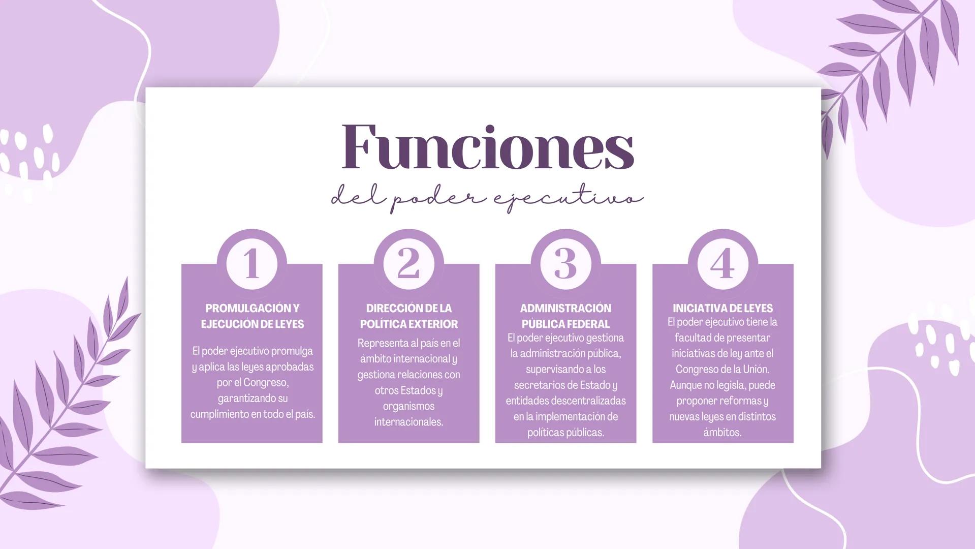 Poderes de la
Unión ¿Qué son?
Los Poderes de la Unión en México se refieren
a las tres ramas del gobierno federal que
tienen la responsabili