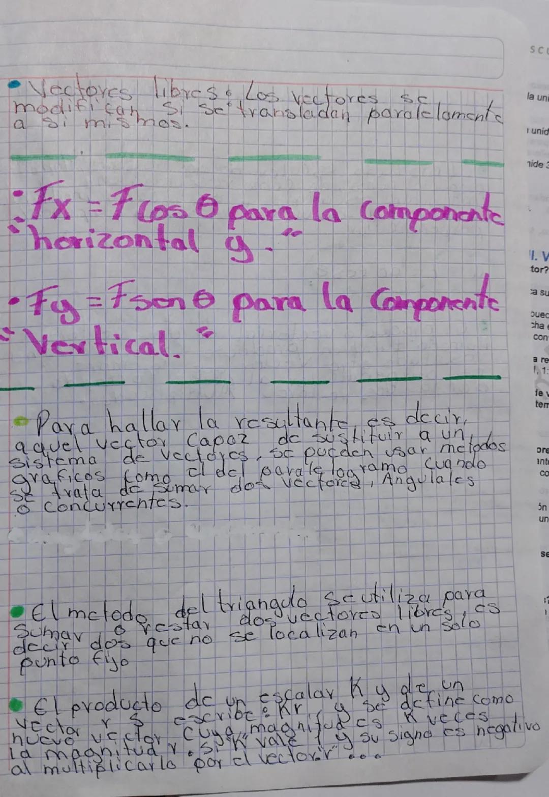 # Primer Tema:

# Vectores.

• Para definir las magnitudes escalares
se requiere la cantidad expresada
en números y nombre de la unidad
de m