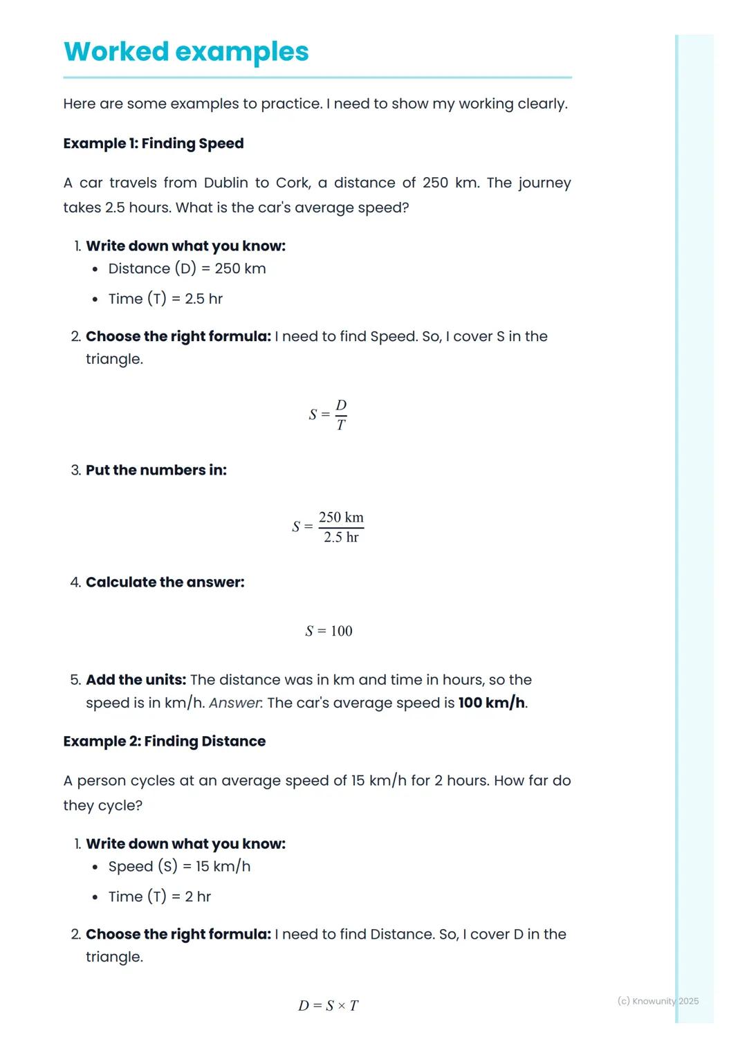 # Speed, Distance, and Time

What is speed, distance and time?

This is about how we describe motion. When something moves, we can
measure h