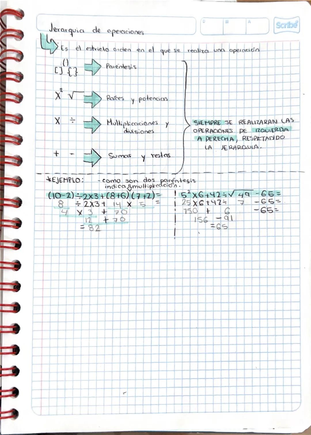 Orden de las Operaciones Matemáticas: Reglas y Ejemplos
