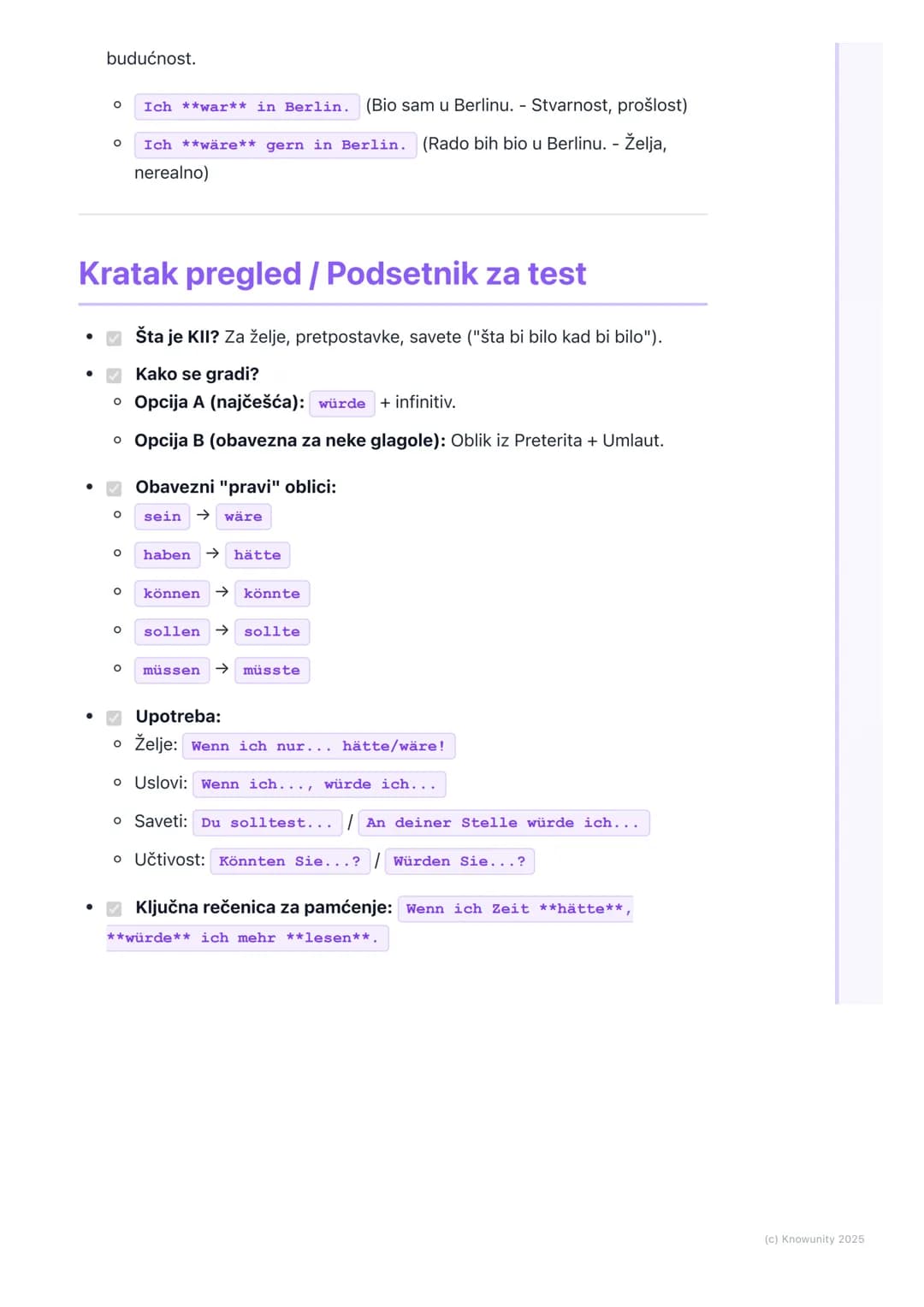 # Konjunktiv II za želje i
hipotetičke situacije

Uvod u Konjunktiv II

Konjunktiv II je glagolski način koji koristimo da izrazimo nešto št