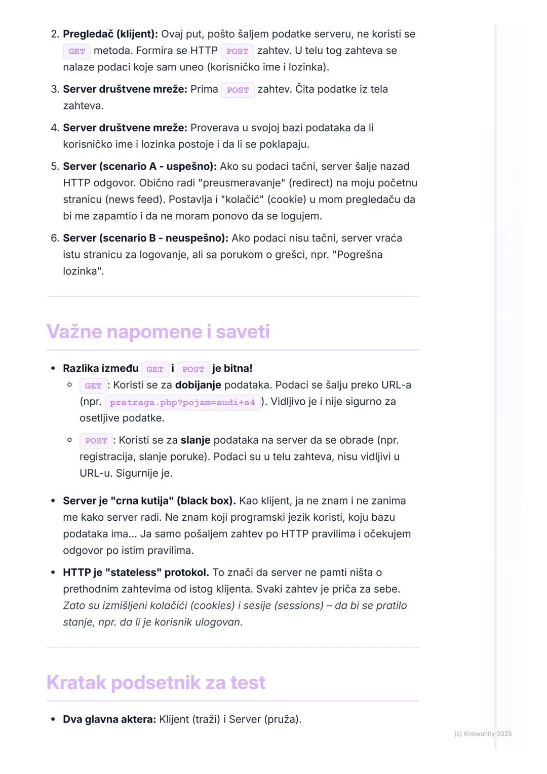 # Uvod u klijent-server
arhitekturu veba

Uvod u klijent-server model

Ovo je osnova celog interneta. Skoro sve što radimo onlajn, od gledan
