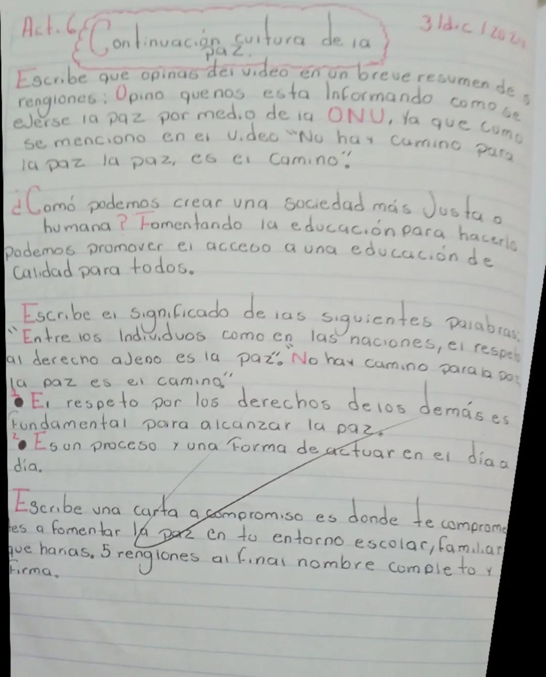 Act. 6
Continuación quitura de ia
31dic 1202
Escribe que opinas dei video en un breve resumen de s
Como
Ge
rengiones: Opino que nos esta Inf