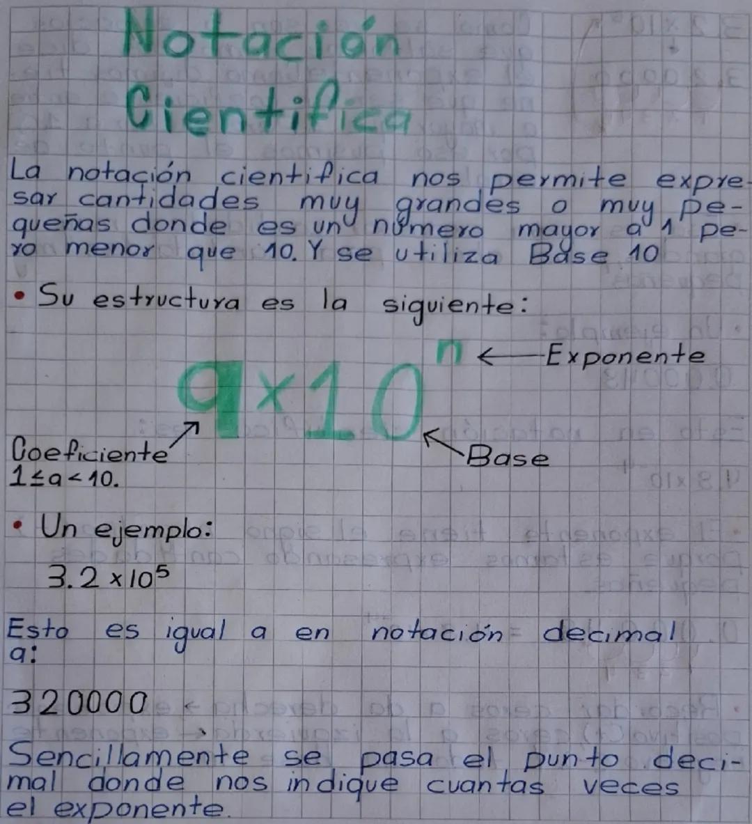 # Notación

# Cientifica

La notación cientifica nos permite expre-
sar cantidades muy grandes o muy pe-
queñas donde es un numero mayor a 1