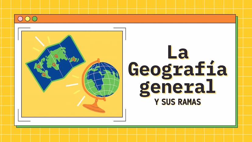 La
Geografía
general
Y SUS RAMAS ¿Qué es?
Estudia las variaciones de las
distribuciones tanto espaciales
como de la superficie terrestre,
as