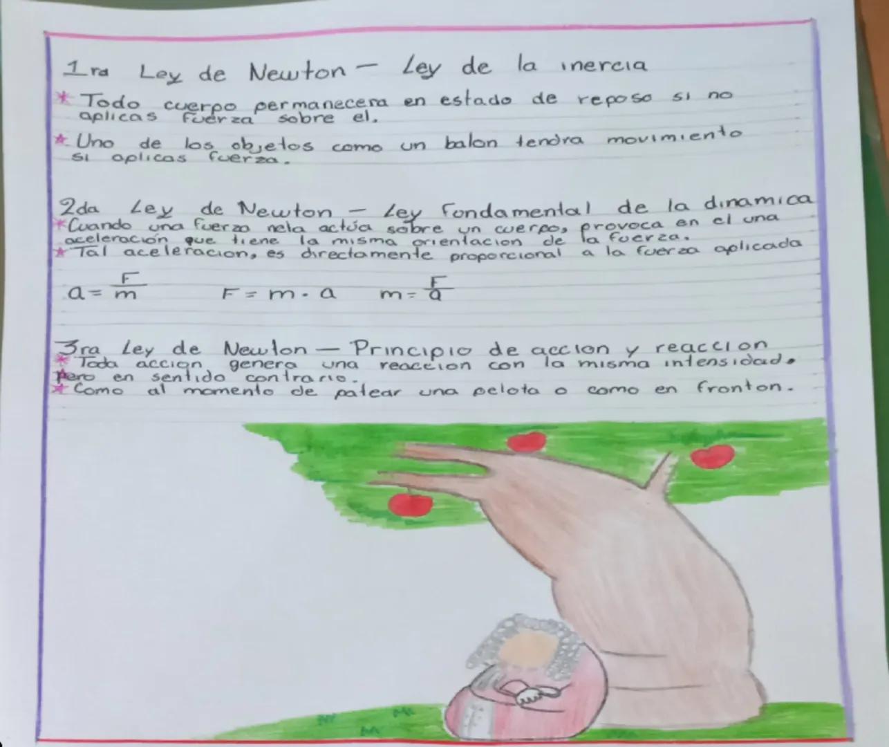 1 ra
Ley de Newton - Ley de
Todo
cuerpo permanecera
aplicas Fuerza sobre el,
Uno
de los objetos como.
SI aplicas
2da
fuerza.
Inercia
la
en e