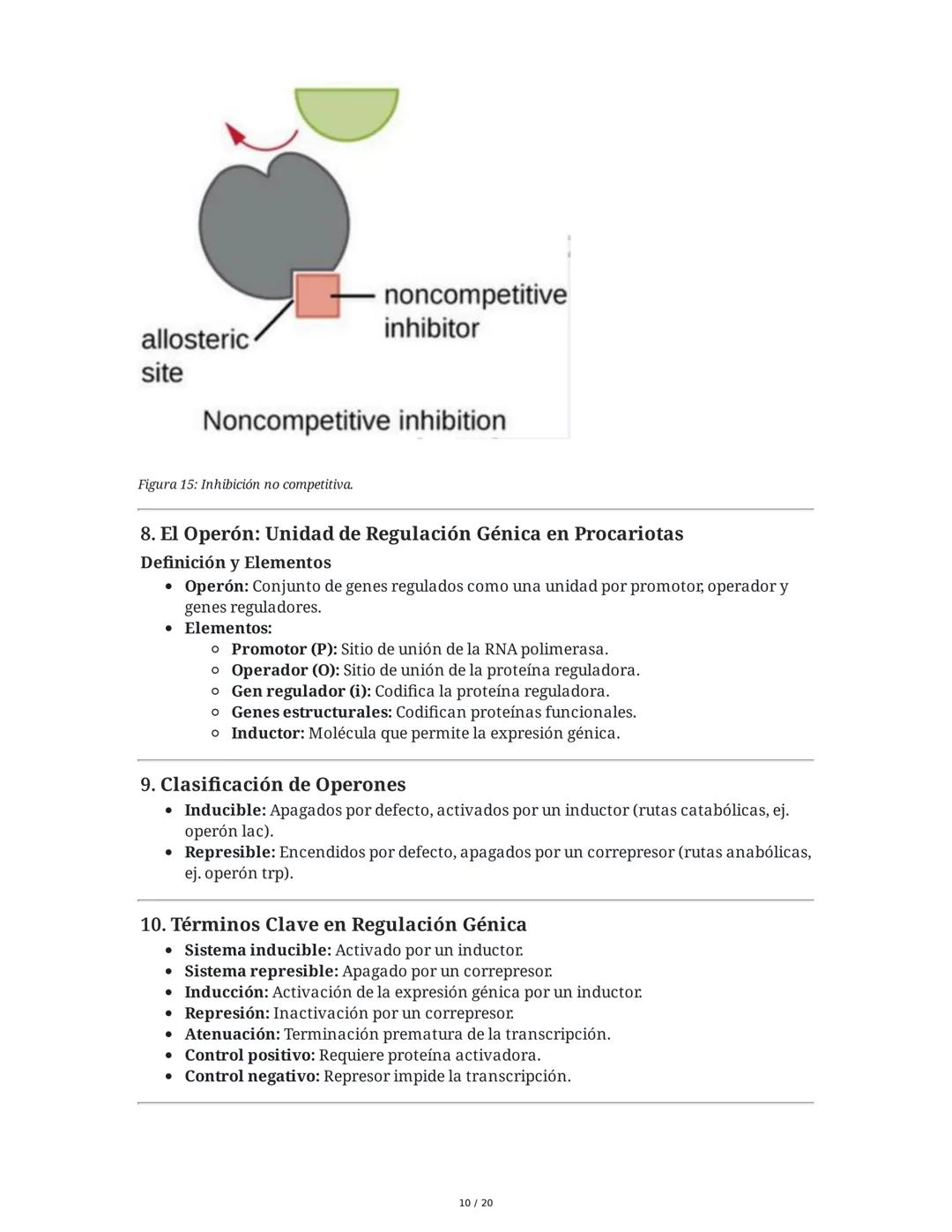 Regulación de la Síntesis de β-Galactosidasa en *Escherichia coli*

1. Definición de Conceptos Clave
Genoma, Gen, Cromosoma, Exón, Intrón, m