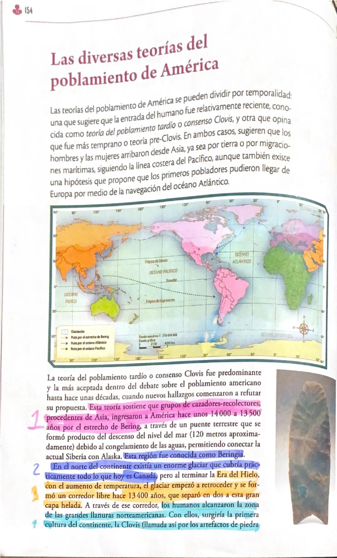 Las principales teorías sobre el poblamiento de América