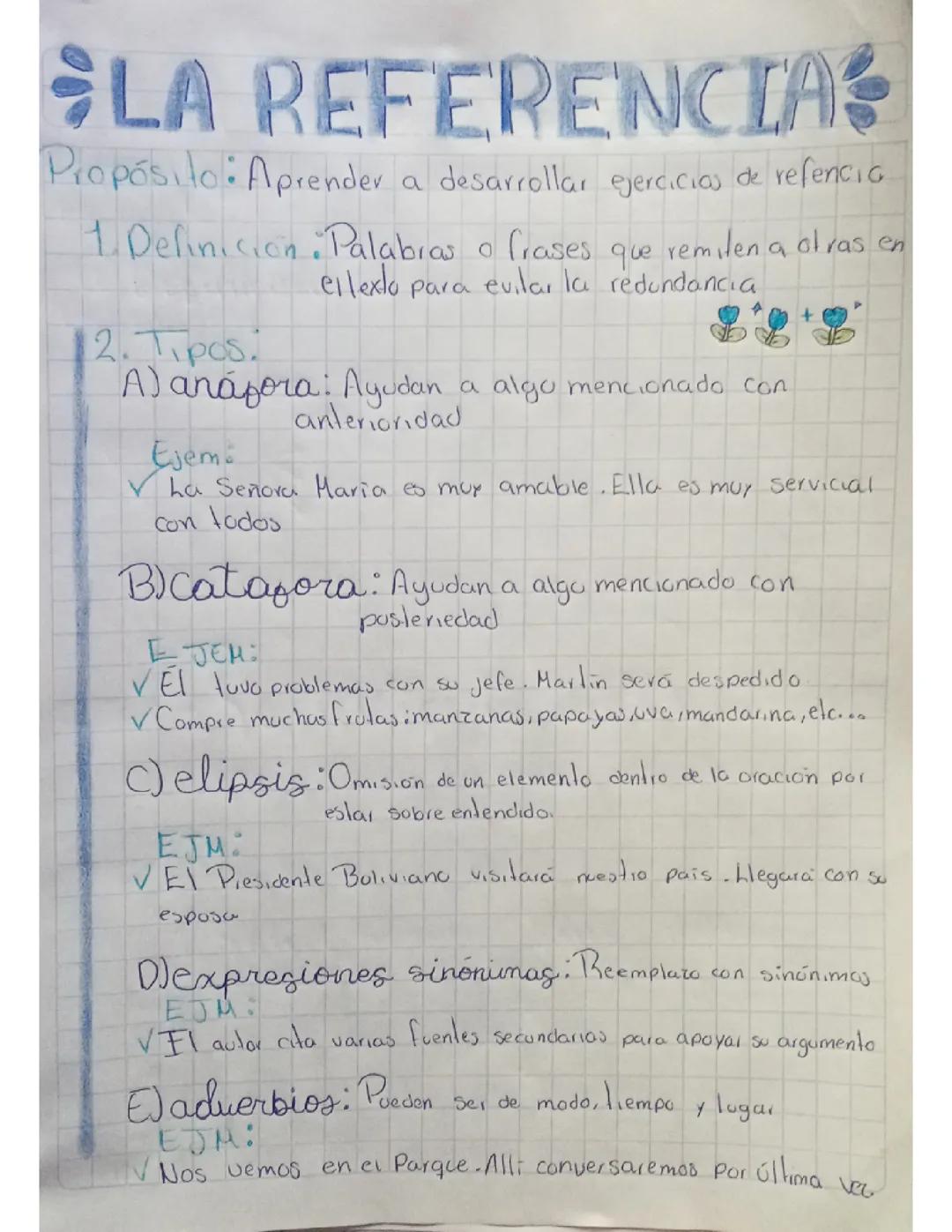Análisis de Figuras Retóricas: Anáfora, Catafora y Elipsis
