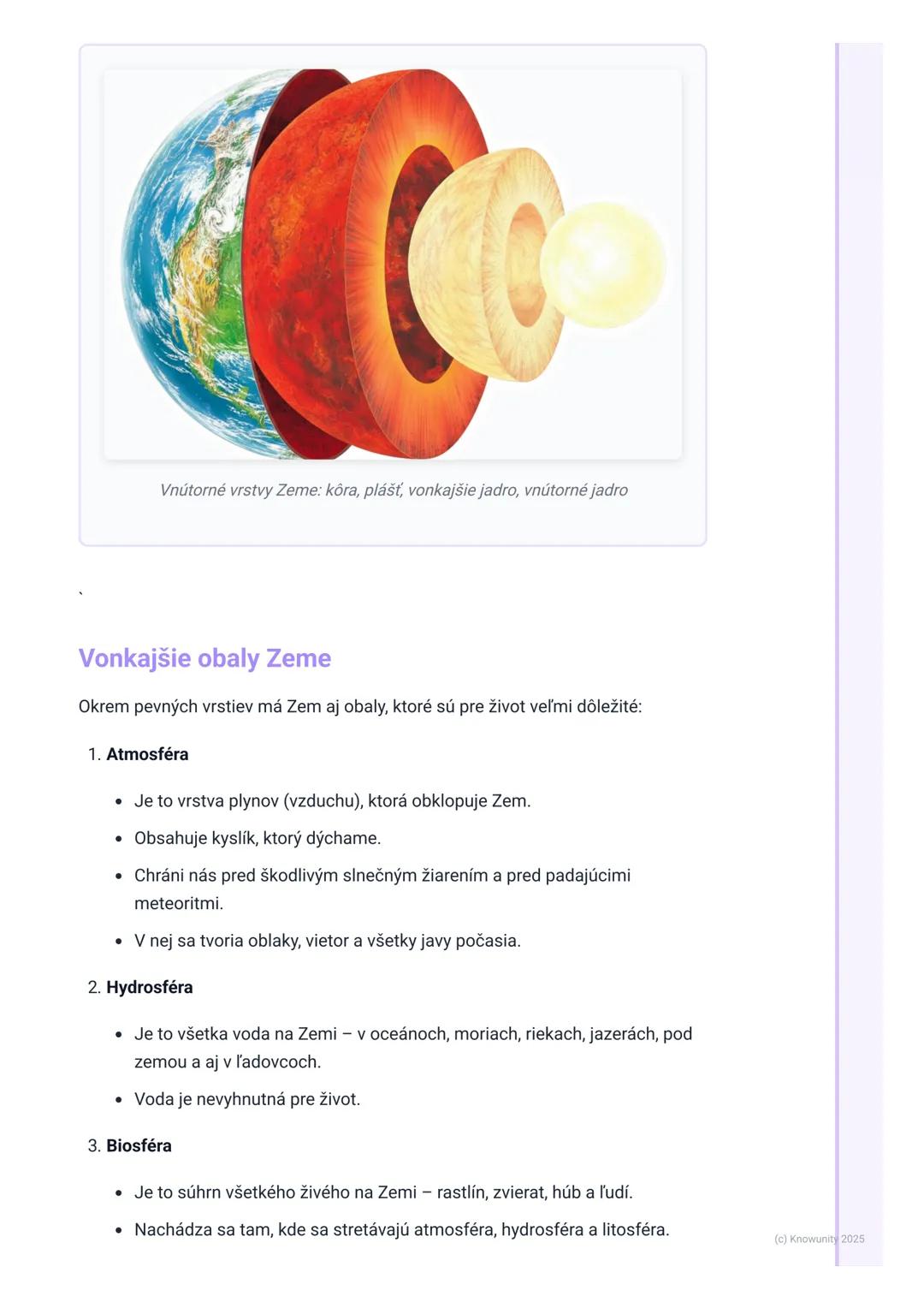 # Naša planéta Zem

## 1. Úvod do našej planéty Zem

Zem je naša domovská planéta a je to tretia planéta od Slnka. Je veľmi dôležité,
aby sm