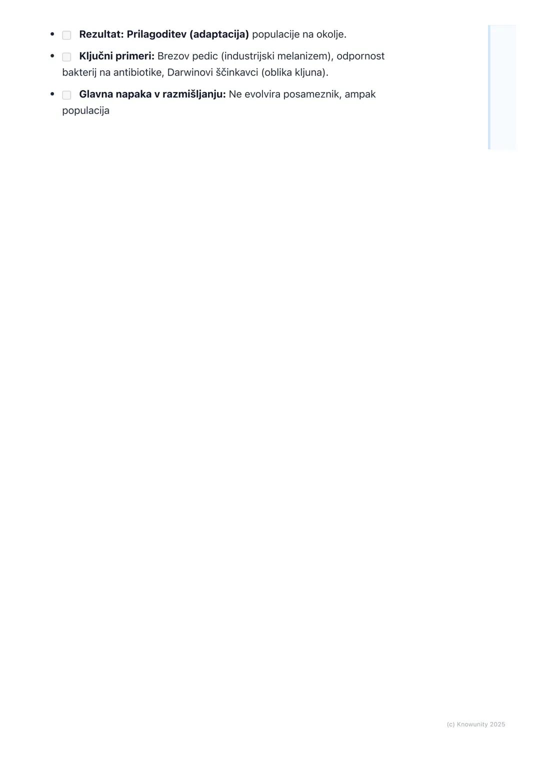 # Naravna selekcija

Kaj je naravna selekcija?

To je glavni mehanizem evolucije, ki ga je opisal Charles Darwin. V bistvu gre
za proces, kj