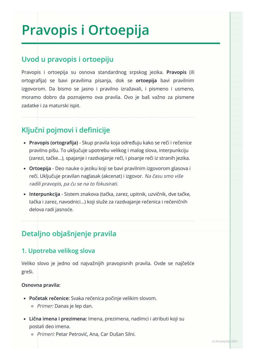 # Pravopis i Ortoepija

Uvod u pravopis i ortoepiju

Pravopis i ortoepija su osnova standardnog srpskog jezika. Pravopis (ili
ortografija) s
