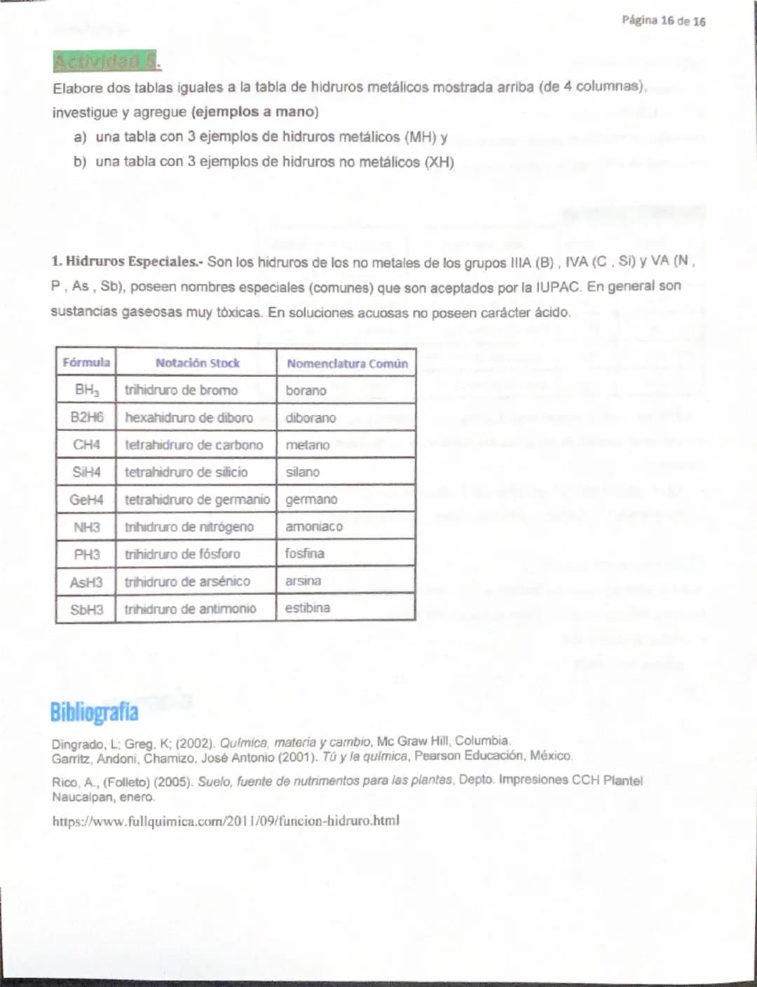 Página 1 de 16
QUÍMICA I
NOMENCLATURA DE FUNCIONES QUIMICAS INORGÁNICAS J/21/nov/2024
JAM
Reglas de nomenclatura
La nomenclatura quimica es 