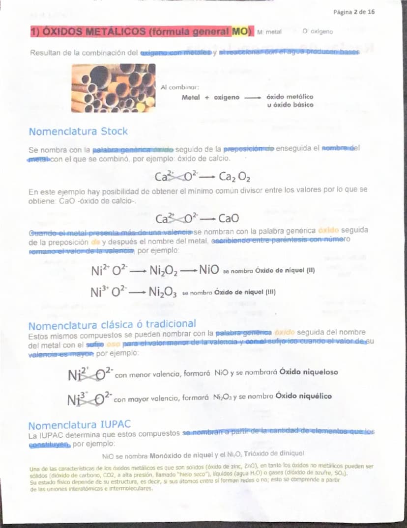 Página 1 de 16
QUÍMICA I
NOMENCLATURA DE FUNCIONES QUIMICAS INORGÁNICAS J/21/nov/2024
JAM
Reglas de nomenclatura
La nomenclatura quimica es 