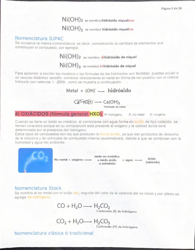 Página 1 de 16
QUÍMICA I
NOMENCLATURA DE FUNCIONES QUIMICAS INORGÁNICAS J/21/nov/2024
JAM
Reglas de nomenclatura
La nomenclatura quimica es 