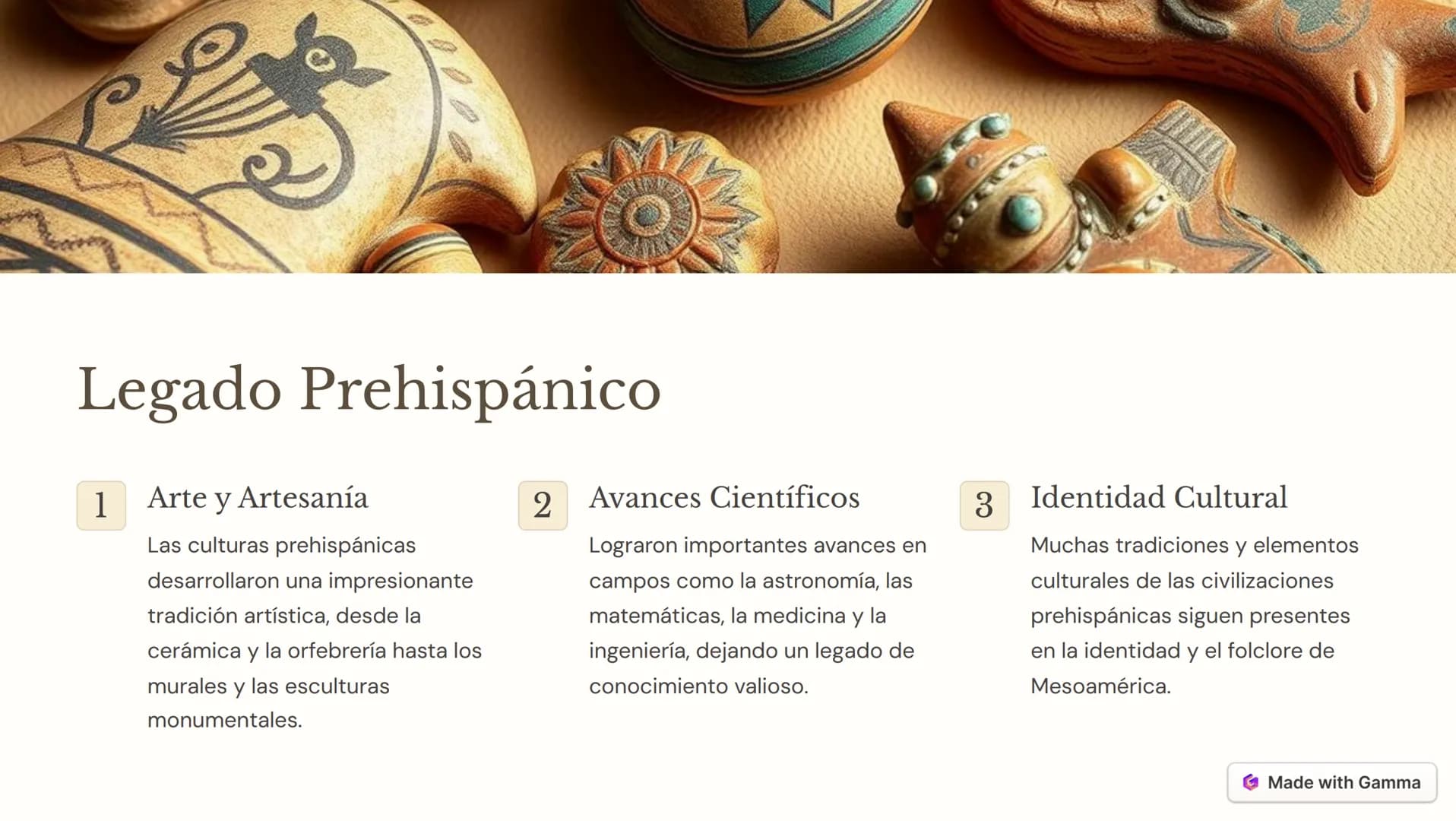 Culturas Mesoamericanas
Diversidad Cultural
La región mesoamericana albergó una
extraordinaria variedad de pueblos
indígenas, cada uno con s