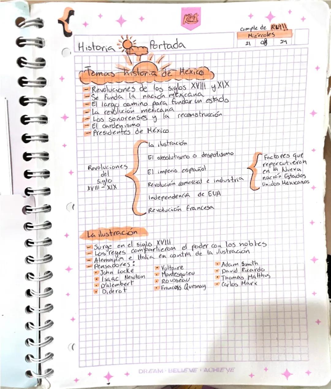 Revoluciones del Siglo XVIII-XIX y Resumen de la Ilustración