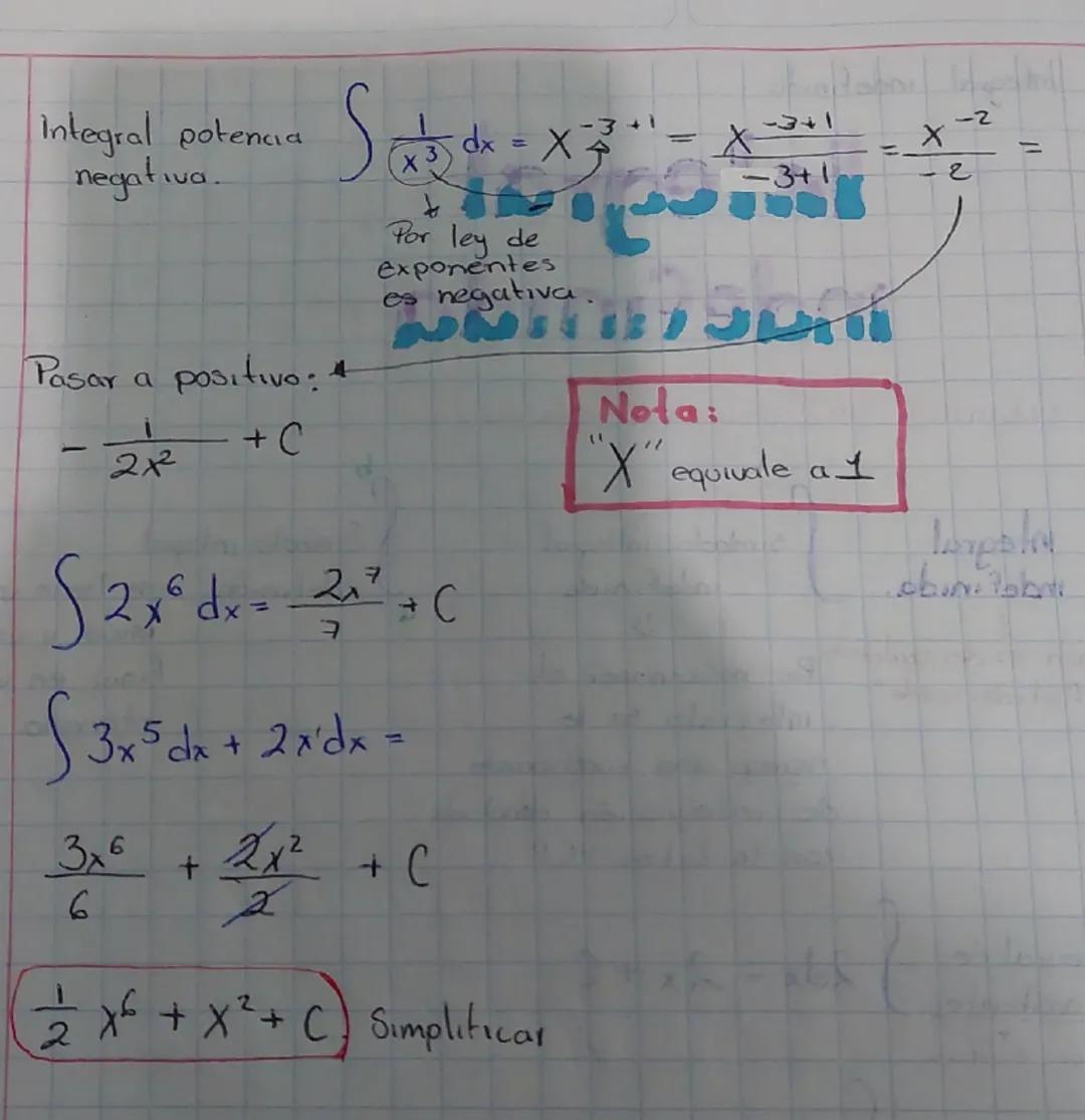 Integral indefinida.
Constante
integral
Integral
indefinida
indefinida.
↓
Tambien es denominach
41
Antiderivada"
integral de
Una constante
C