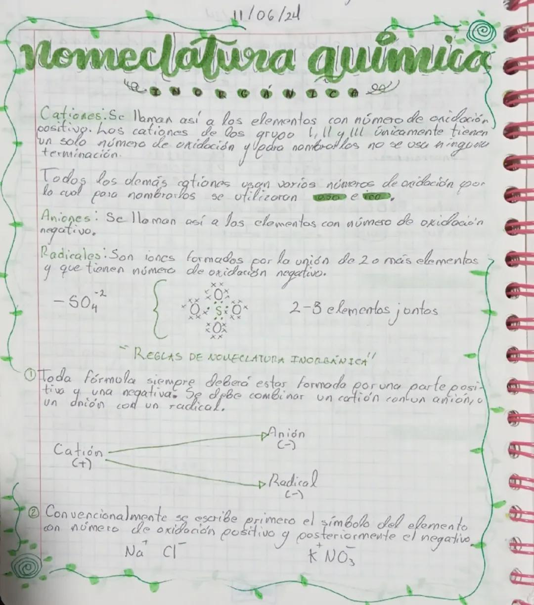 11/06/24

Nomeclatura quimica

Cationes. Se llaman así a los elementos con número de oxidación
positivo. Los cationes de los grupo lilly,lll