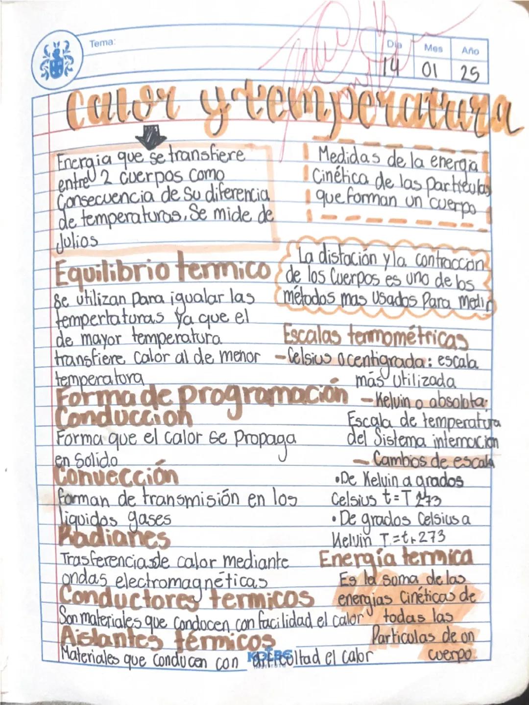 Diferencia entre Calor y Temperatura