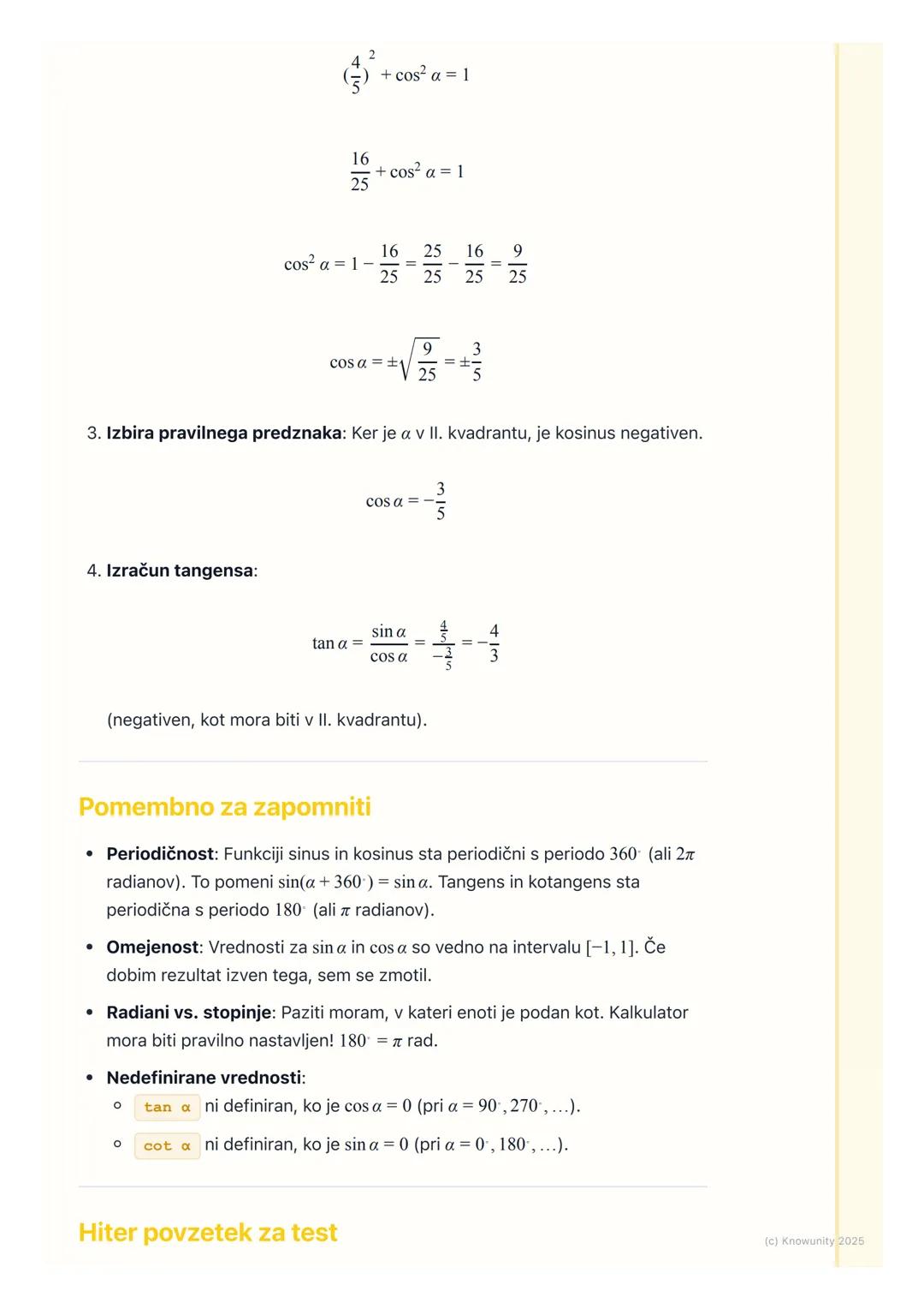# Kotne funkcije v pravokotnem
trikotniku in na enotski
krožnici

Ponovitev kotnih funkcij v pravokotnem trikotniku

To je osnova, ki jo mor