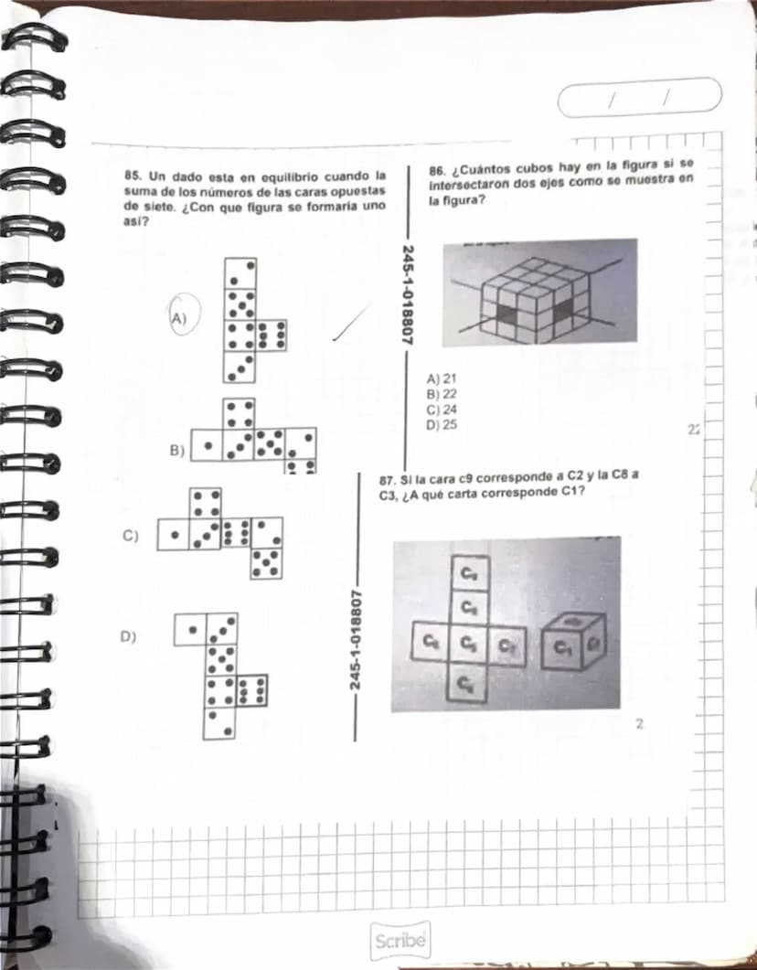 MATEMÁTICAS
1. Se sabe que en una población una de cada
ocho personas es niño. Si en una fiesta de
esa población hay 400 personas. ¿Cuántos
