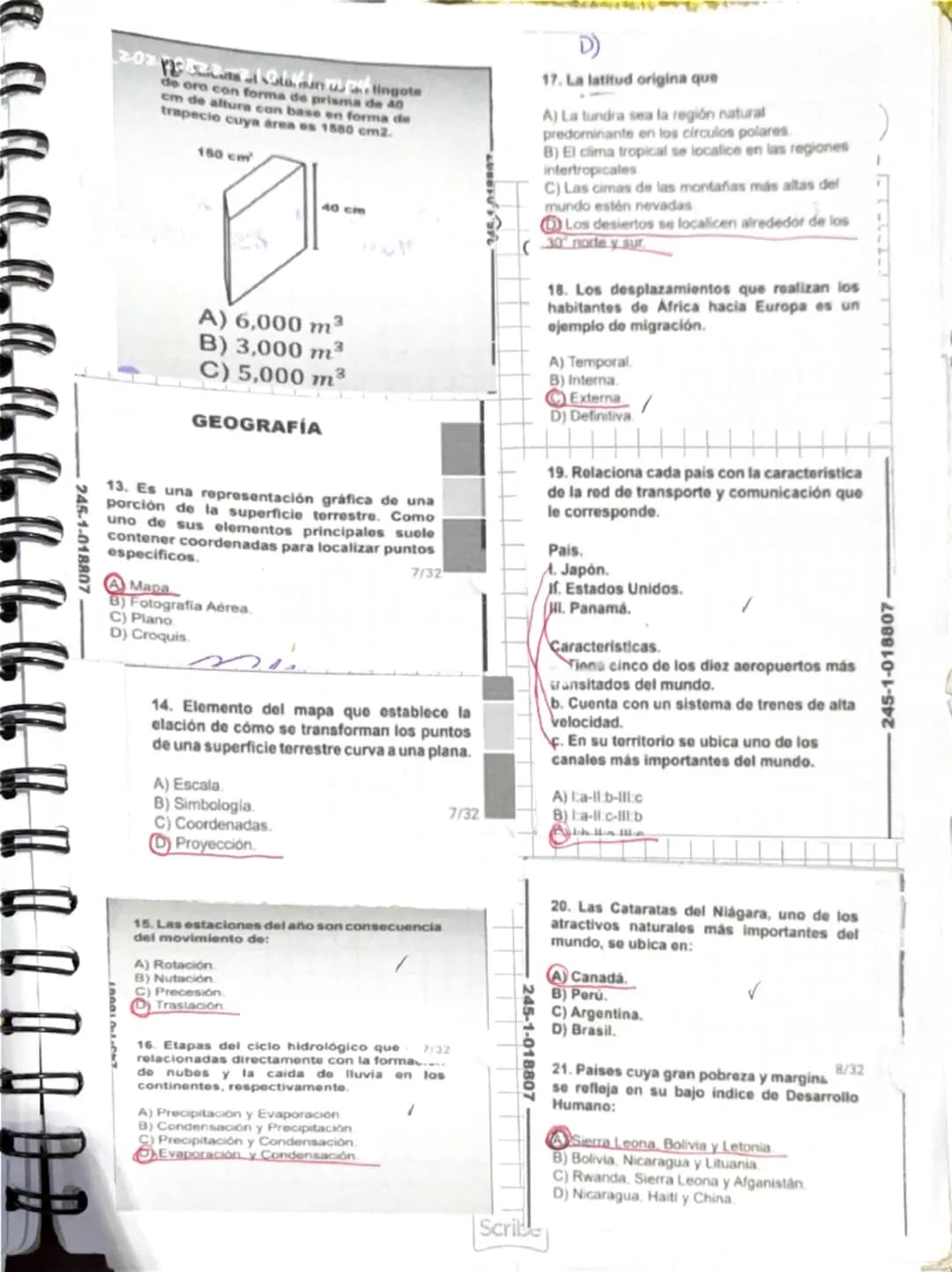 MATEMÁTICAS
1. Se sabe que en una población una de cada
ocho personas es niño. Si en una fiesta de
esa población hay 400 personas. ¿Cuántos
