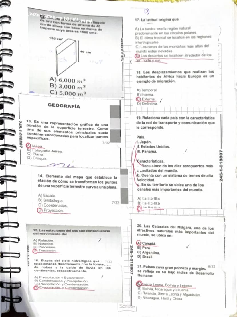MATEMÁTICAS
1. Se sabe que en una población una de cada
ocho personas es niño. Si en una fiesta de
esa población hay 400 personas. ¿Cuántos
