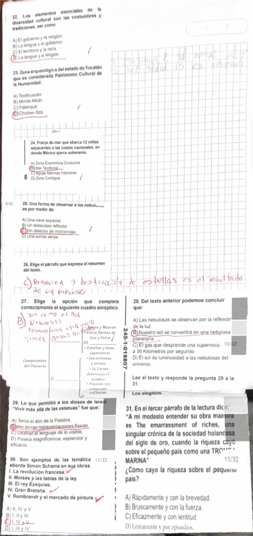 MATEMÁTICAS
1. Se sabe que en una población una de cada
ocho personas es niño. Si en una fiesta de
esa población hay 400 personas. ¿Cuántos
