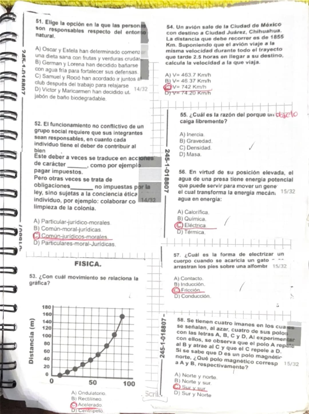 MATEMÁTICAS
1. Se sabe que en una población una de cada
ocho personas es niño. Si en una fiesta de
esa población hay 400 personas. ¿Cuántos
