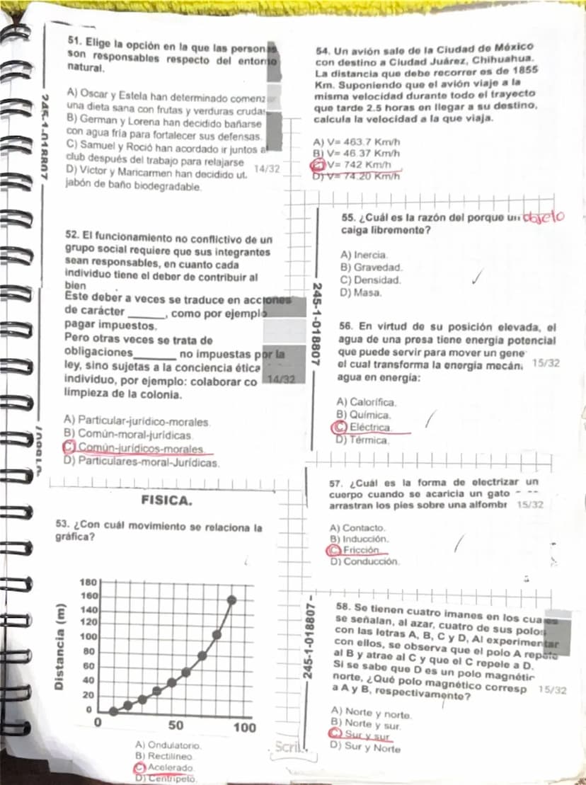 MATEMÁTICAS
1. Se sabe que en una población una de cada
ocho personas es niño. Si en una fiesta de
esa población hay 400 personas. ¿Cuántos

