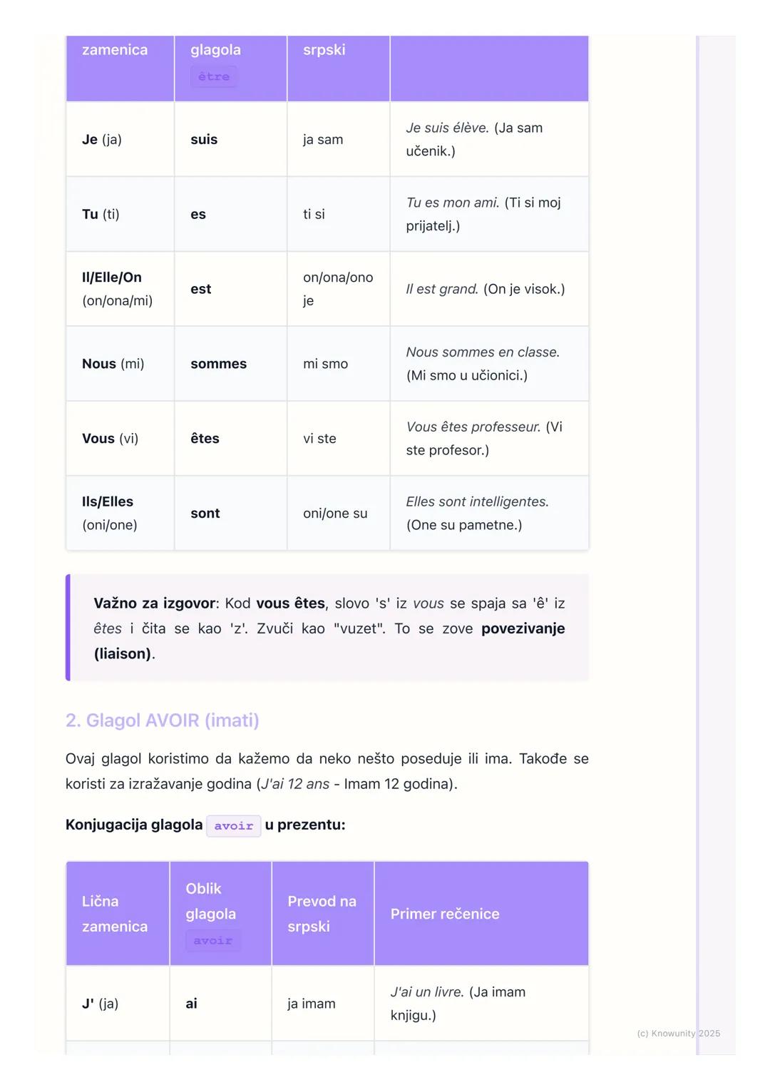 # Glagoli 'être' i 'avoir' u
prezentu

Uvod u glagole être i avoir

Glagoli être (biti) i avoir (imati) su najvažniji glagoli u francuskom j