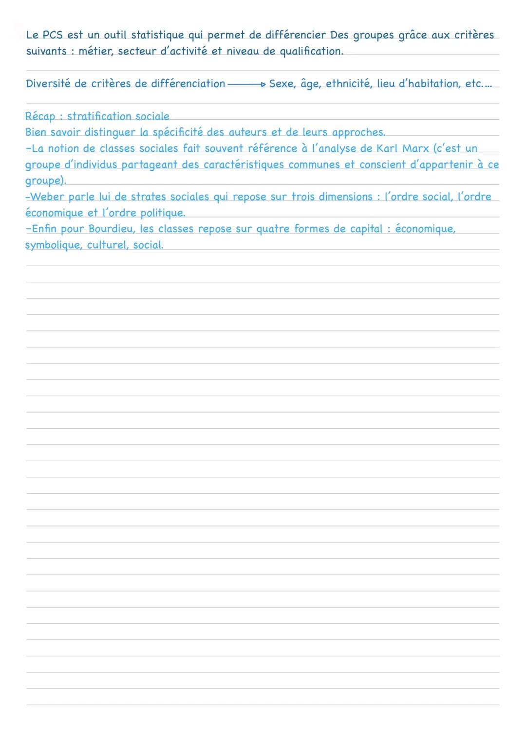 Chapitre 3: Comment est structurée la société francaise actuelle ?

Notions clés:
Espace sociale: espace multidimensionnel de position socia