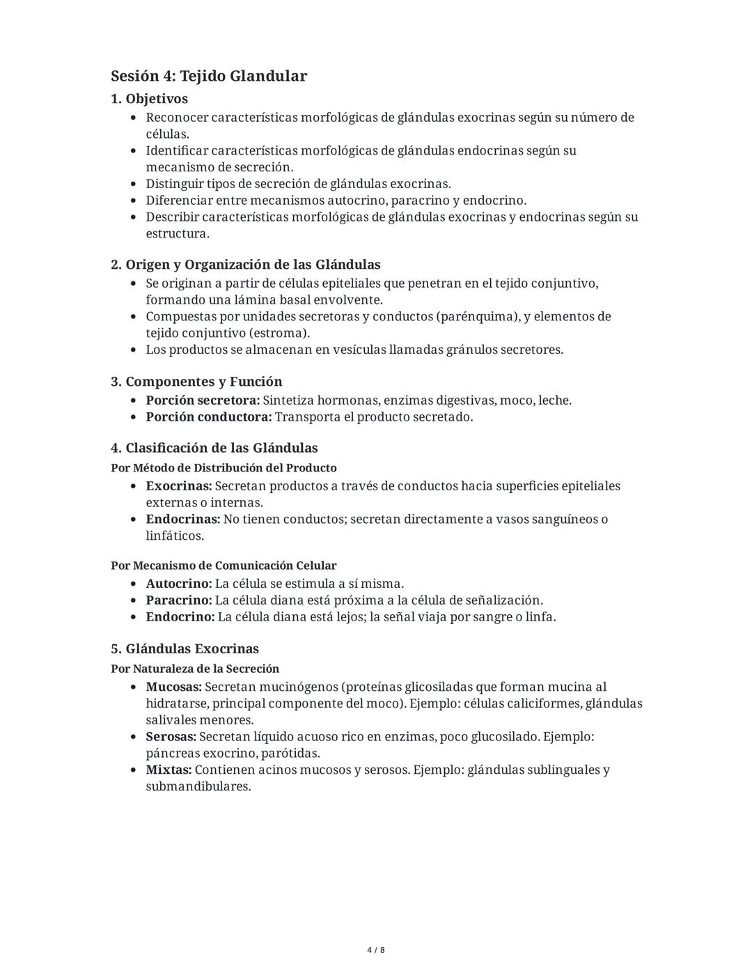 # Resumen Integral: Tejido Epitelial y Tejido Glandular

## Sesión 3: Tejido Epitelial

### 1. Introducción y Objetivos

El tejido epitelial