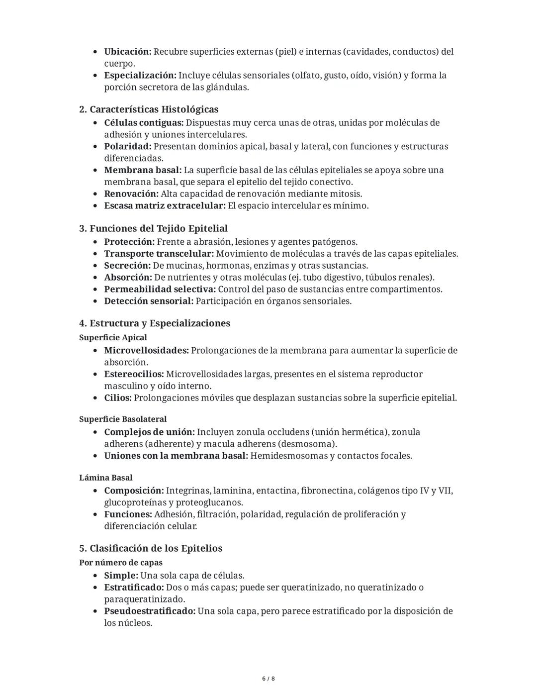 # Resumen Integral: Tejido Epitelial y Tejido Glandular

## Sesión 3: Tejido Epitelial

### 1. Introducción y Objetivos

El tejido epitelial