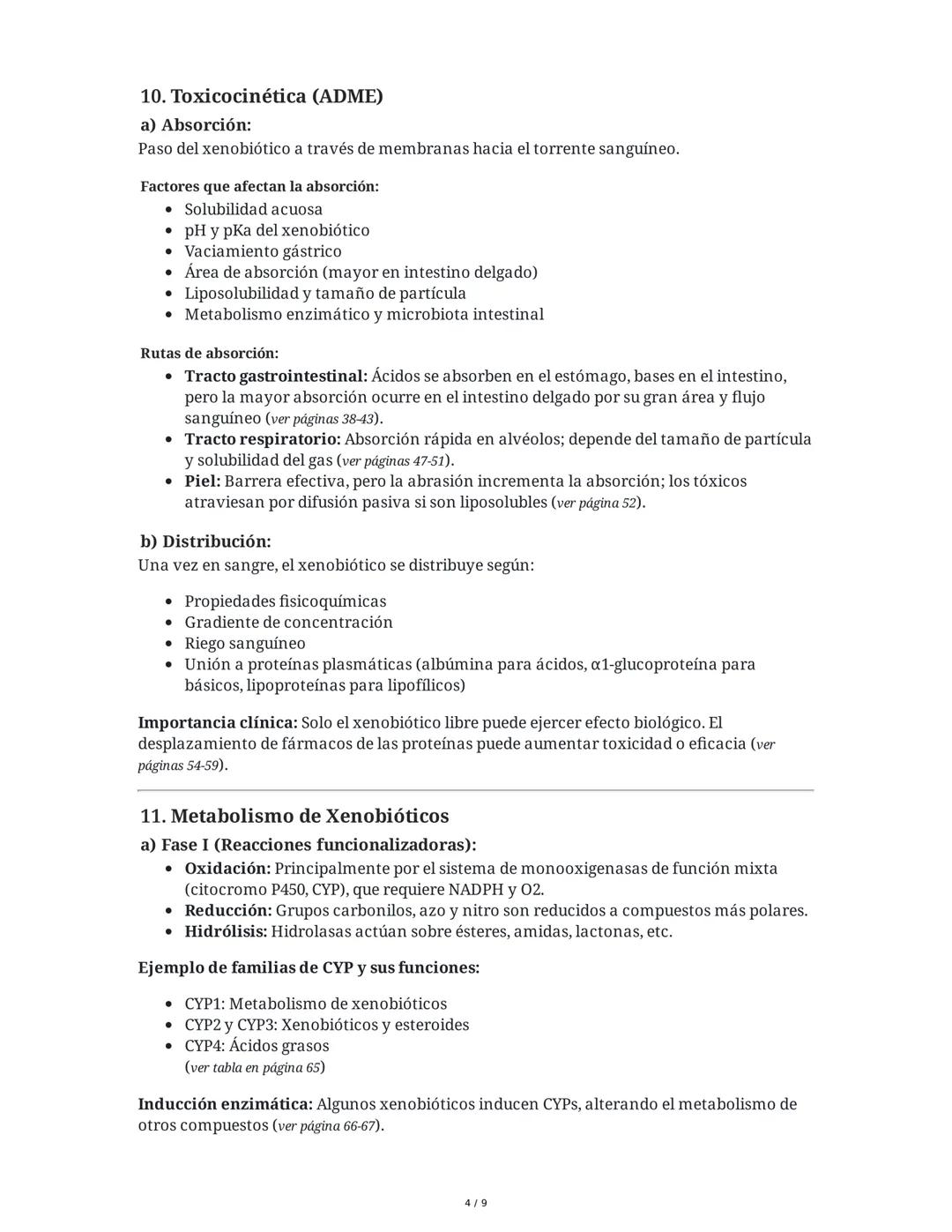 Resumen Extendido: Introducción a la Toxicología
1. Definiciones Fundamentales

* Xenobiótico: Toda sustancia extraña al ser viviente, abarc