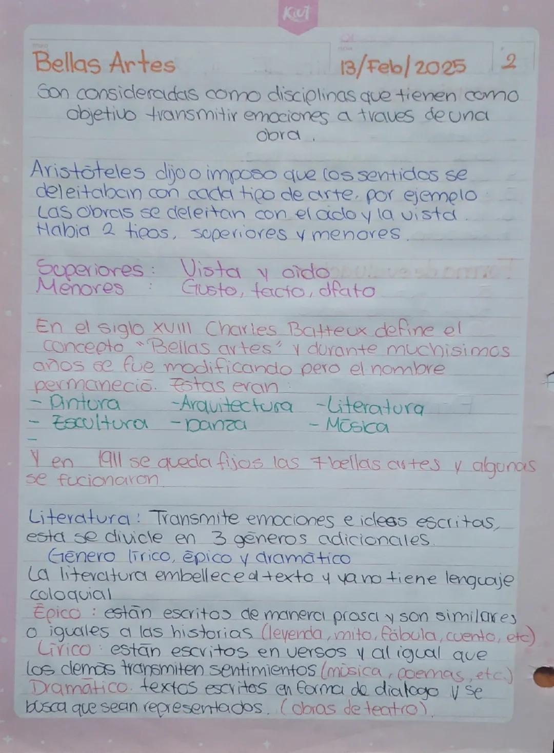 Introducción a las Bellas Artes y su Historia