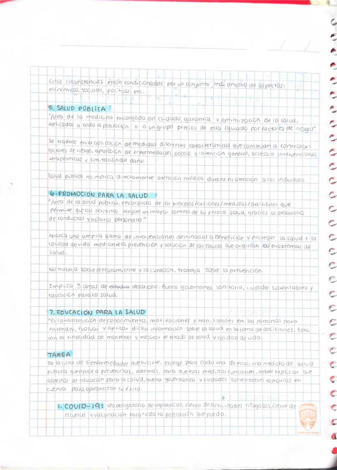 J
D
D
en
Definiciones el Proceso
Salud Enfermedad
1 SALUD
OMS 1946 "Se define como un estado de completo bienestar fisico, mental y social,
