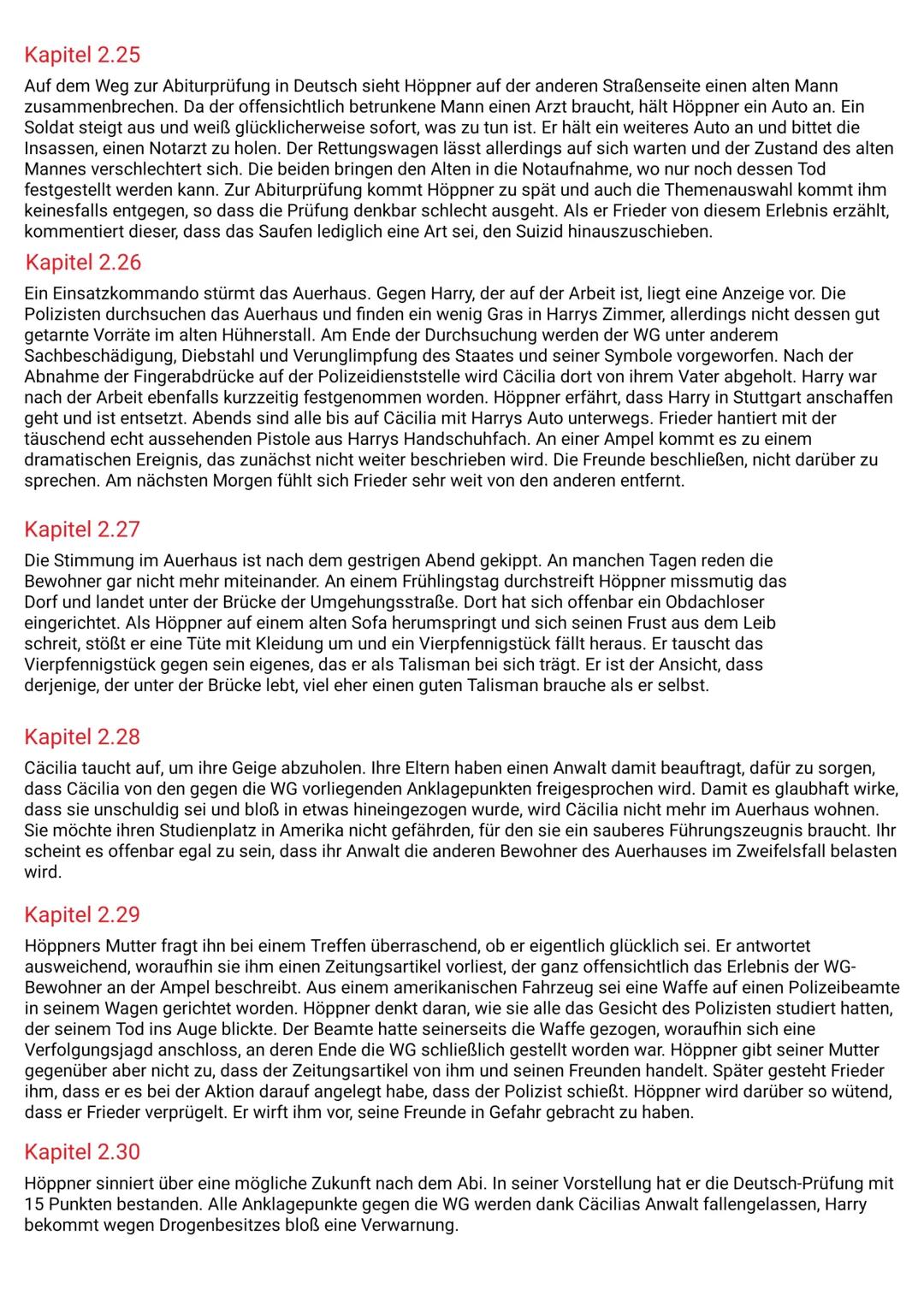 # AUERHAUS

Kapitelzusammenfassung

Kapitel 1

Im ersten und im gleichen Augenblick kürzesten Kapitel des Romans wird eine Momentaufnahme vo