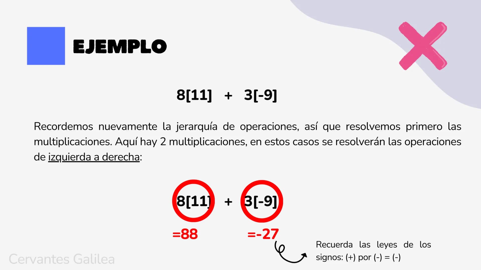 RECUERDA
01
02
03
Son de primer grado, por lo tanto sus exponentes serán
siempre de 1
Resolver de "adentro hacía afuera”. Primero se resulve