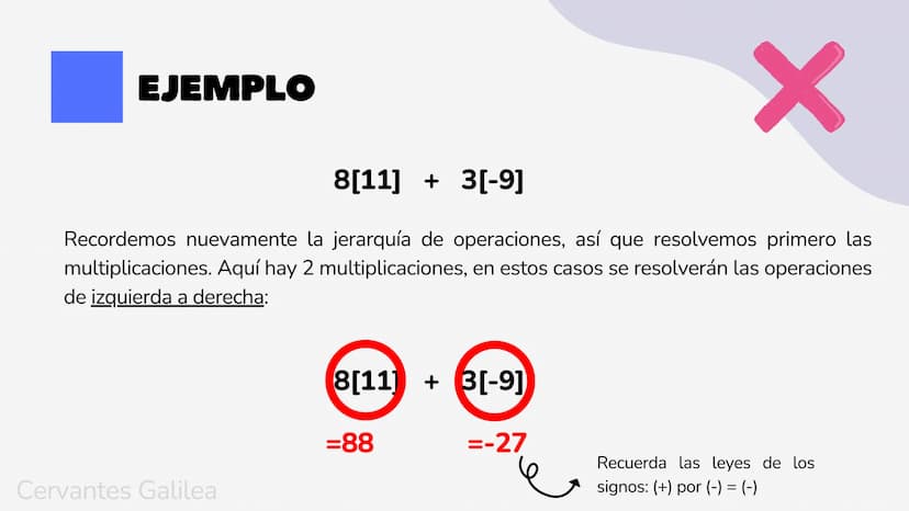 RECUERDA
01
02
03
Son de primer grado, por lo tanto sus exponentes serán
siempre de 1
Resolver de "adentro hacía afuera”. Primero se resulve