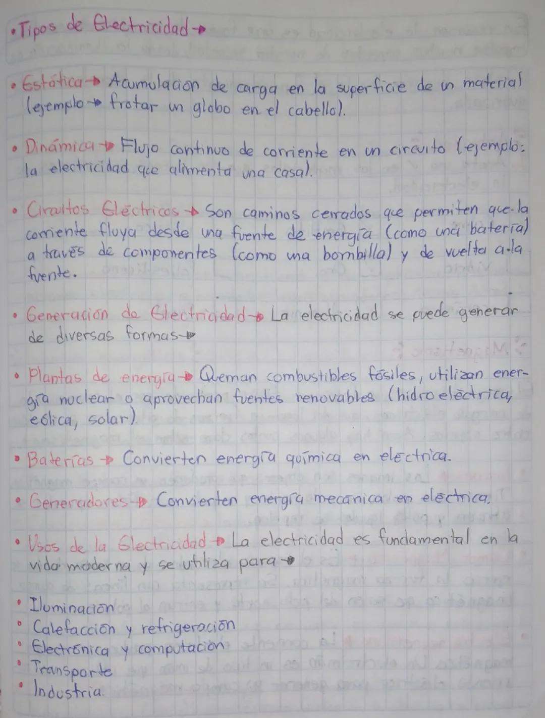 Electricidad
La electricidad es un fenómeno físico producido por el movimiento.
interación de cargas eléctricas, tanto positivas como negati
