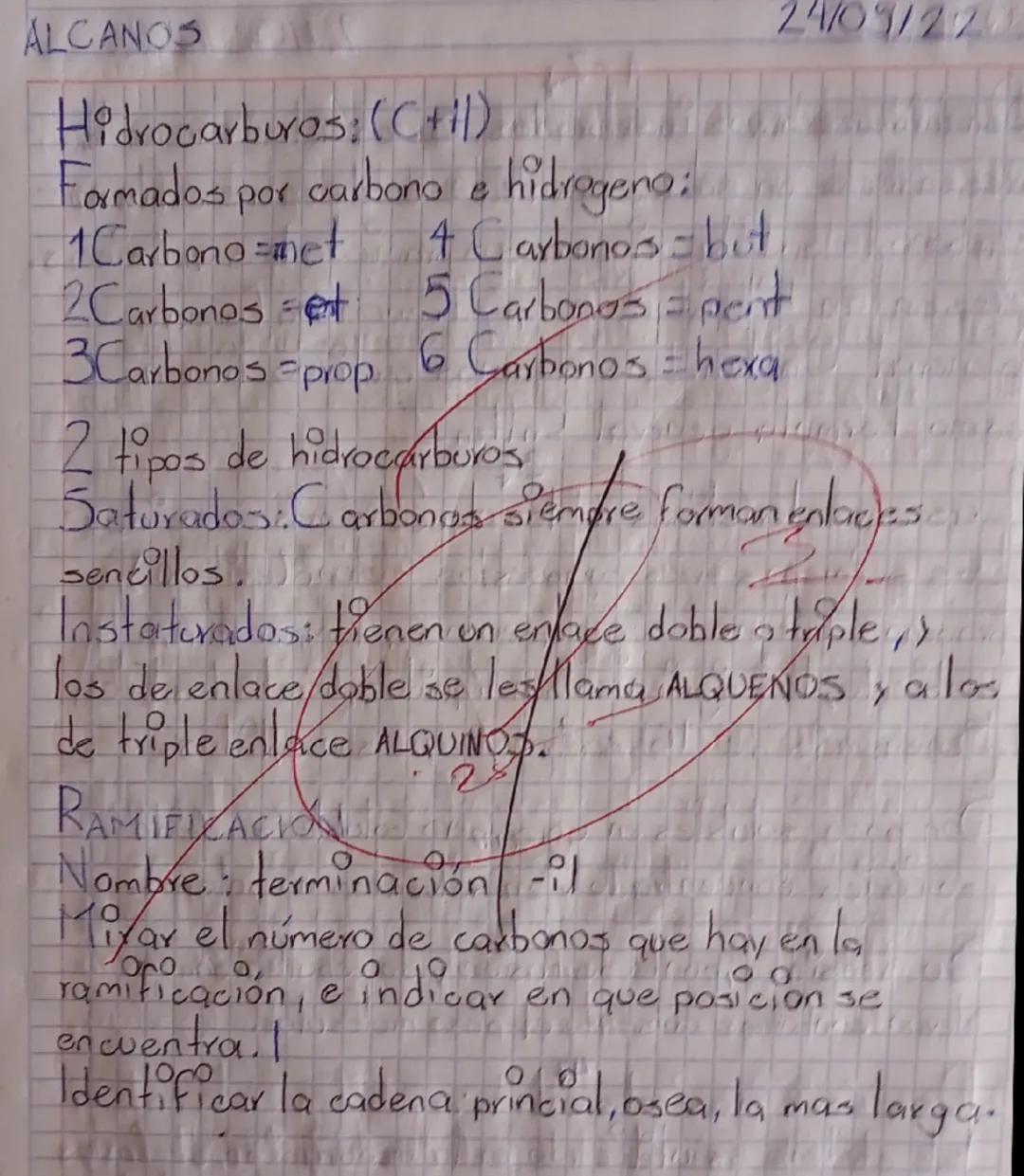 Son compuestos formados solamente por carbonos e
hidrógeno. La principal fuente de obtención es el petróleo.
05
Los hidrocarburos se divid
d