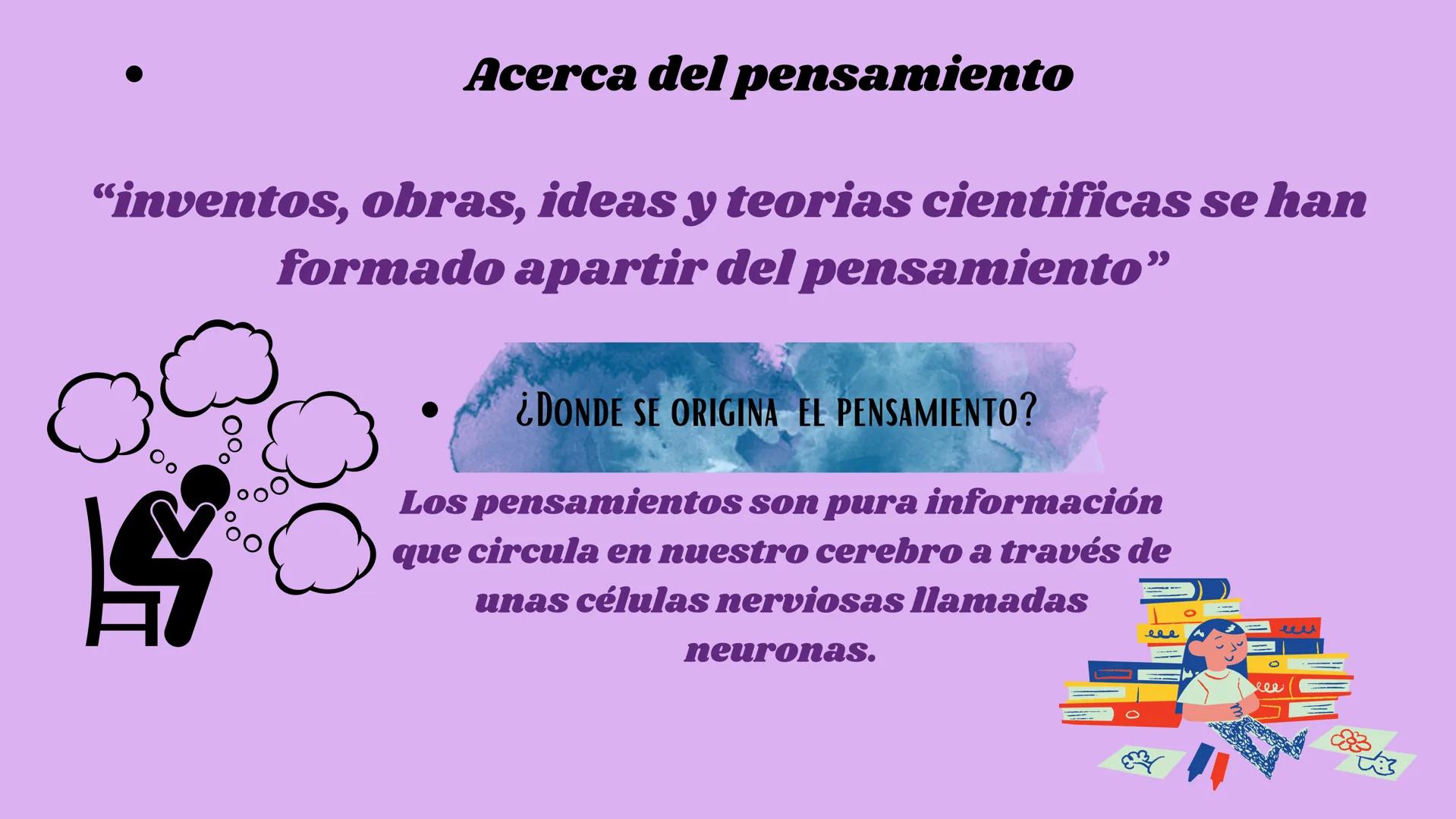 Procesos
psicologicos
del
pensamiento Definición
capacidad que tienen las personas de formar
ideas y representaciones de la realidad en su
m