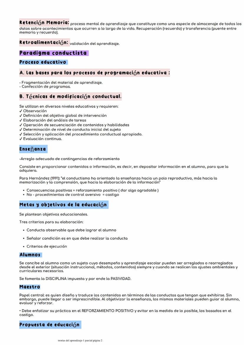Teorías del aprendizaje
domingo, 14 de abril de 2024
07:00 p.m.
Que es aprendizaje
El aprendizaje es un proceso mediante el cual los seres h