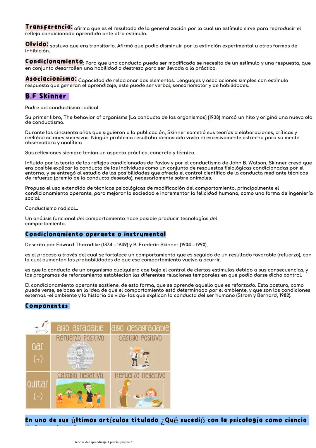 Teorías del aprendizaje
domingo, 14 de abril de 2024
07:00 p.m.
Que es aprendizaje
El aprendizaje es un proceso mediante el cual los seres h