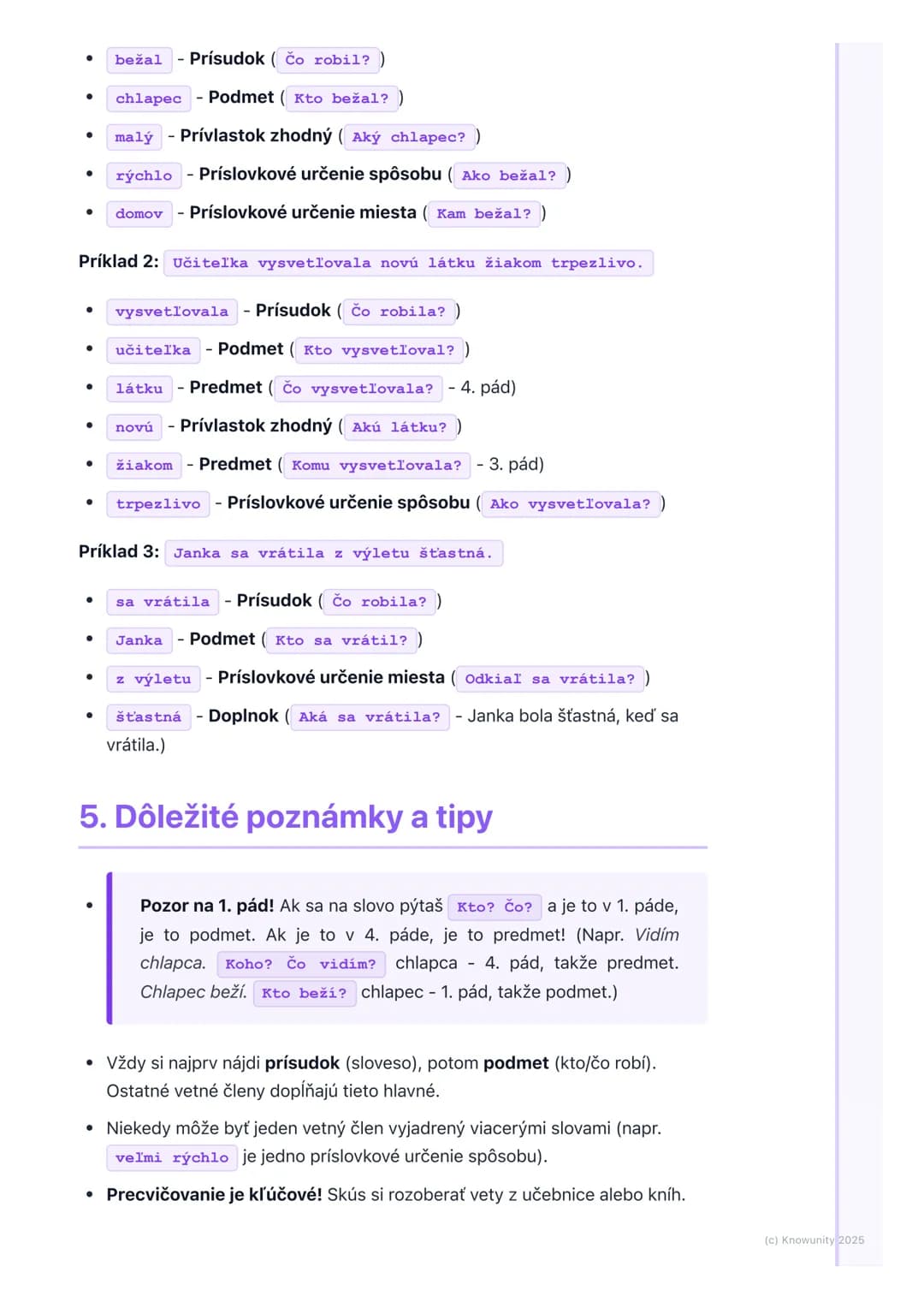 # Vetné členy

## 1. Úvod do vetných členov

Ahojte! Dnes si zopakujeme a podrobnejšie prejdeme vetné členy. Je to
dôležité, aby sme vedeli,